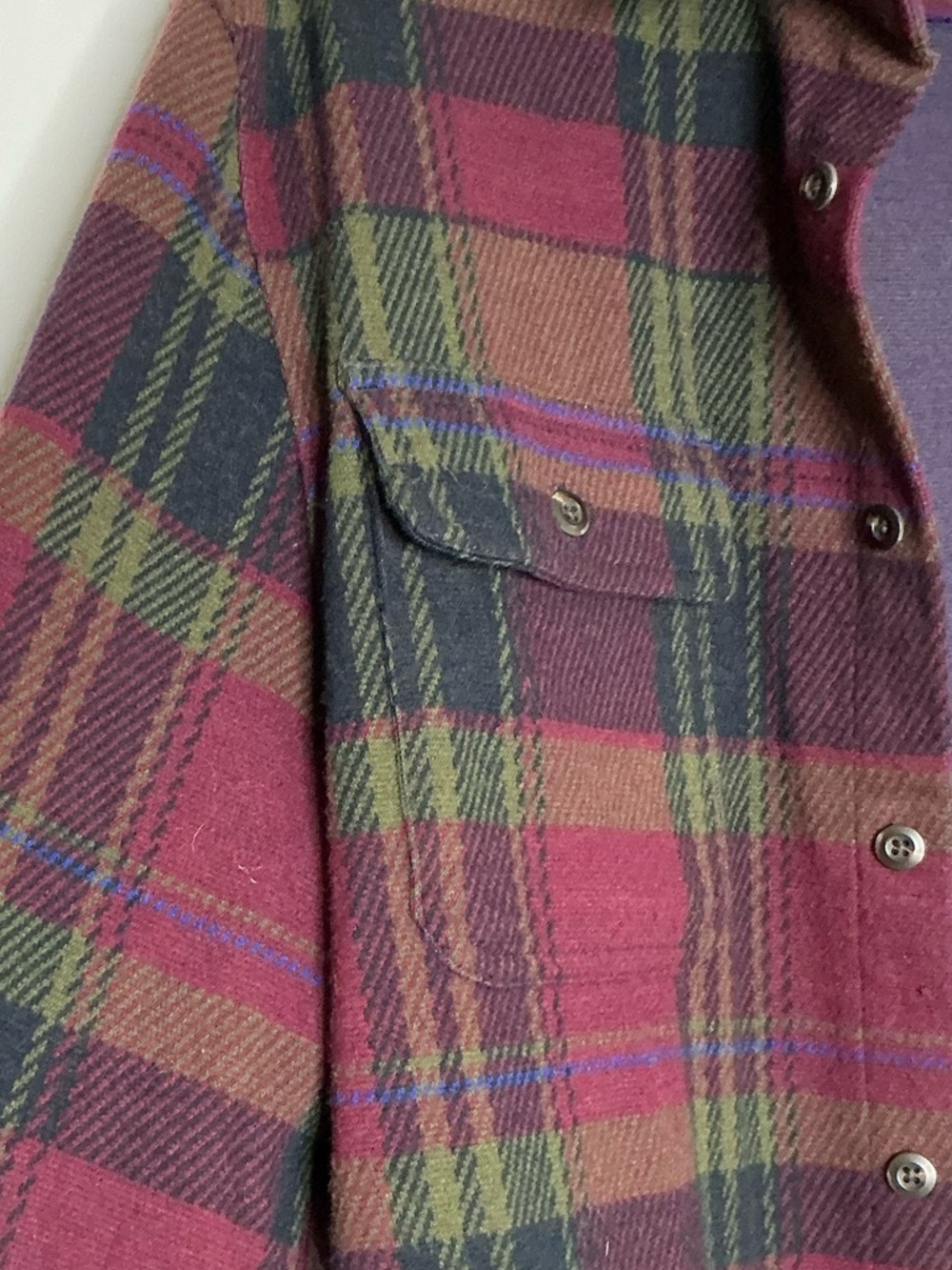 7 Diamonds Soft Flannel Multi-Plaid Button-Up Long Sleeve Shirt Size XL - Picture 5 of 15